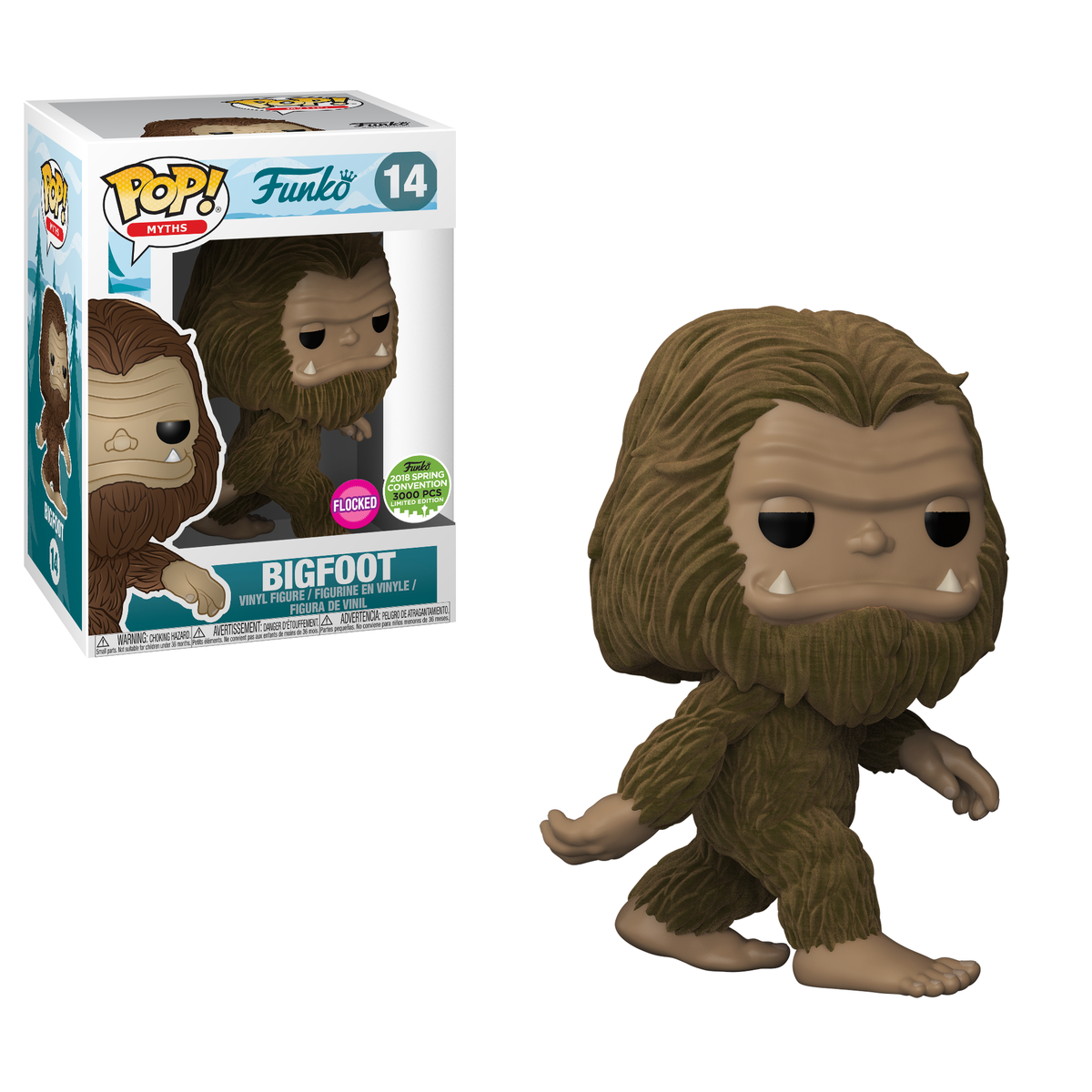 RT & follow @OriginalFunko for the chance to win an #ECCC 2018 exclusive FLOCKED Bigfoot Pop!