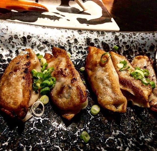Enjoy your Sunday dinner enjoying our Wagyu Gyoza. This dish is made with foie gras mousse, chives, ginger, and sesame.