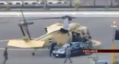 بالفيديو لحظات مغادرة مبارك قصر الرئاسة في يوم التنحي