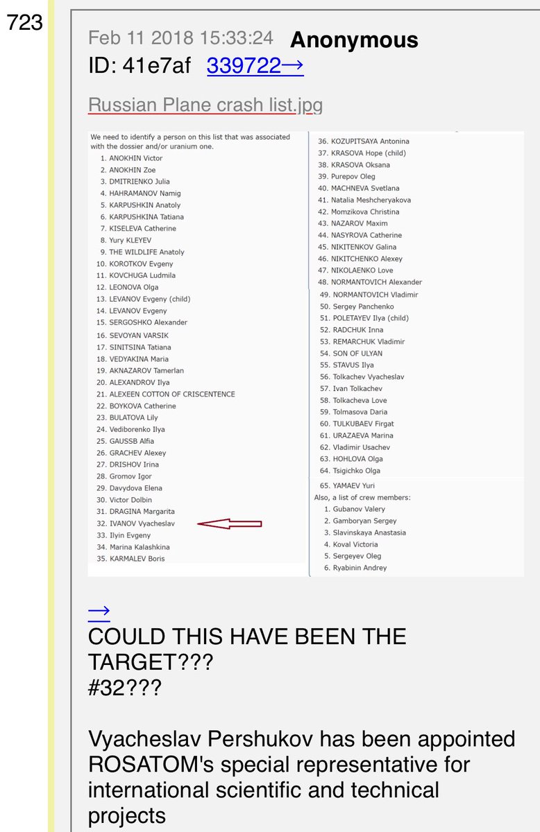 littlecarrotq's tweet image. #QAnon Revelation 2/11/18
#OverTheTarget
Vyacheslav Ivanov/Rosatom