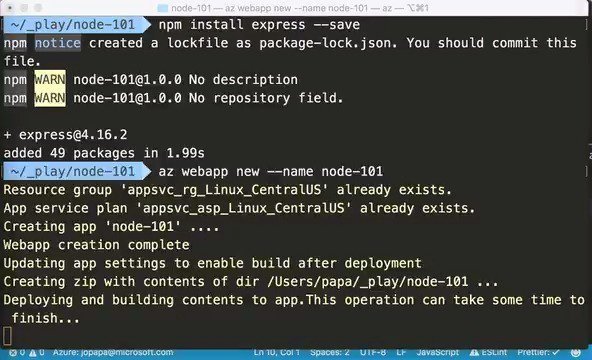 html_css_atoz's tweet image. RT @John_Papa: Create a @nodejs web app on @Azure in less than 2 minutes!

Watch me install the tools, create the node app, &amp;amp; upload to Azure in this short video, then try it yourself!

blogs.msdn.microsoft.com/appserviceteam…

Special thanks to @apurvajo , @elnably and… ift.tt/2G41fYu
