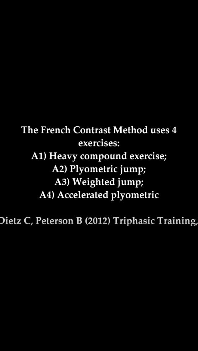 DHMov's tweet image. French contrast training method.....@XLATHLETE @Ben_J_Peterson #force #velocity #triphasic