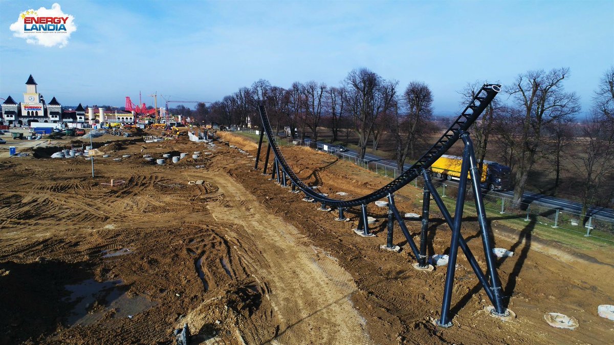 CoasterForce's tweet photo. #ConstructionPhoto here’s how #Hyperion at @Energylandia is progressing! https://t.co/O4kJMmXBll