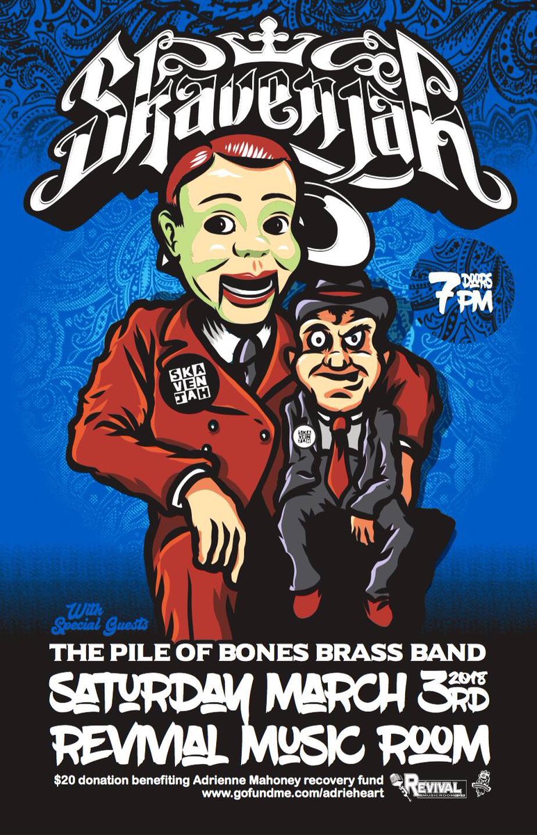 Time to crank it up fuckers! March 3 - hometown throwdown <a href="/RevivalRoomYQR/">Revival Music Room</a>
