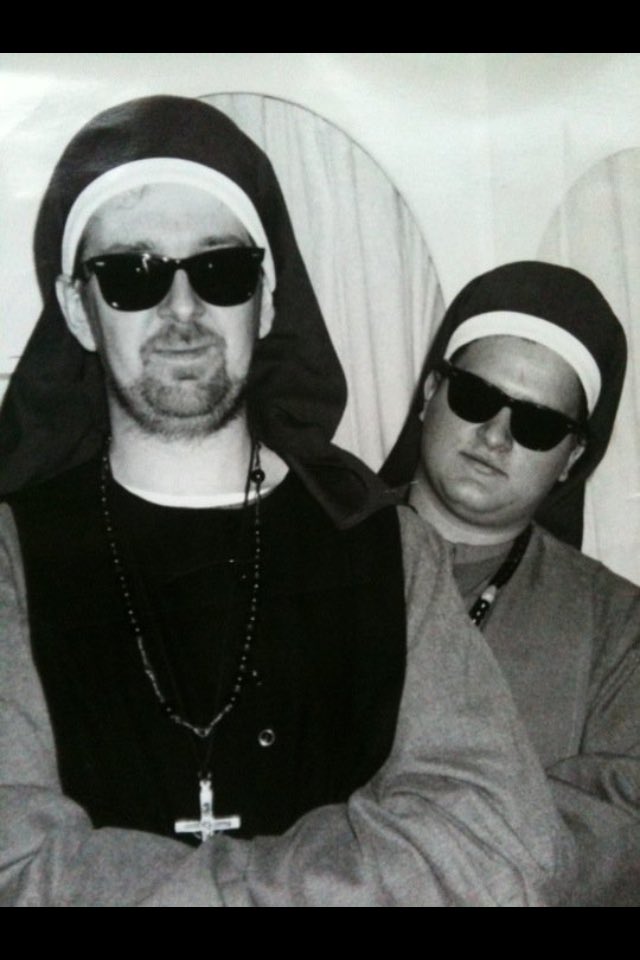 Excel_Sudbury's tweet photo. @lovejoy_updates Indeed, especially as the director let my business partner and I keep several copies of this fancy dress pic in shot. https://t.co/QvQOWvXkkn