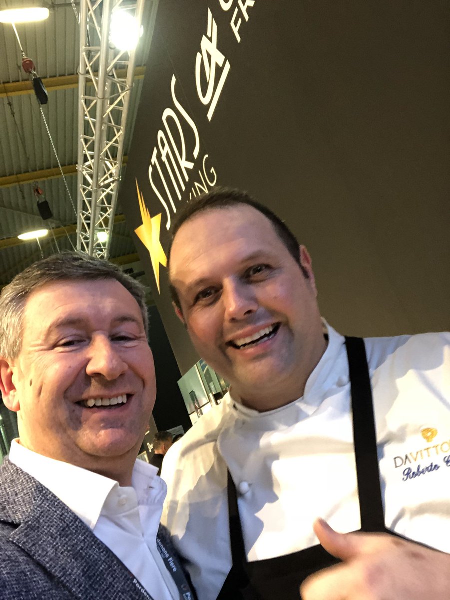 Energia e passione grazie Bobo #chef 3 #StelleMichelin #RobertoCerea #DaVittorio #BG #cucinare2018 @messveneto @Gazzettino @PordenoneFiere