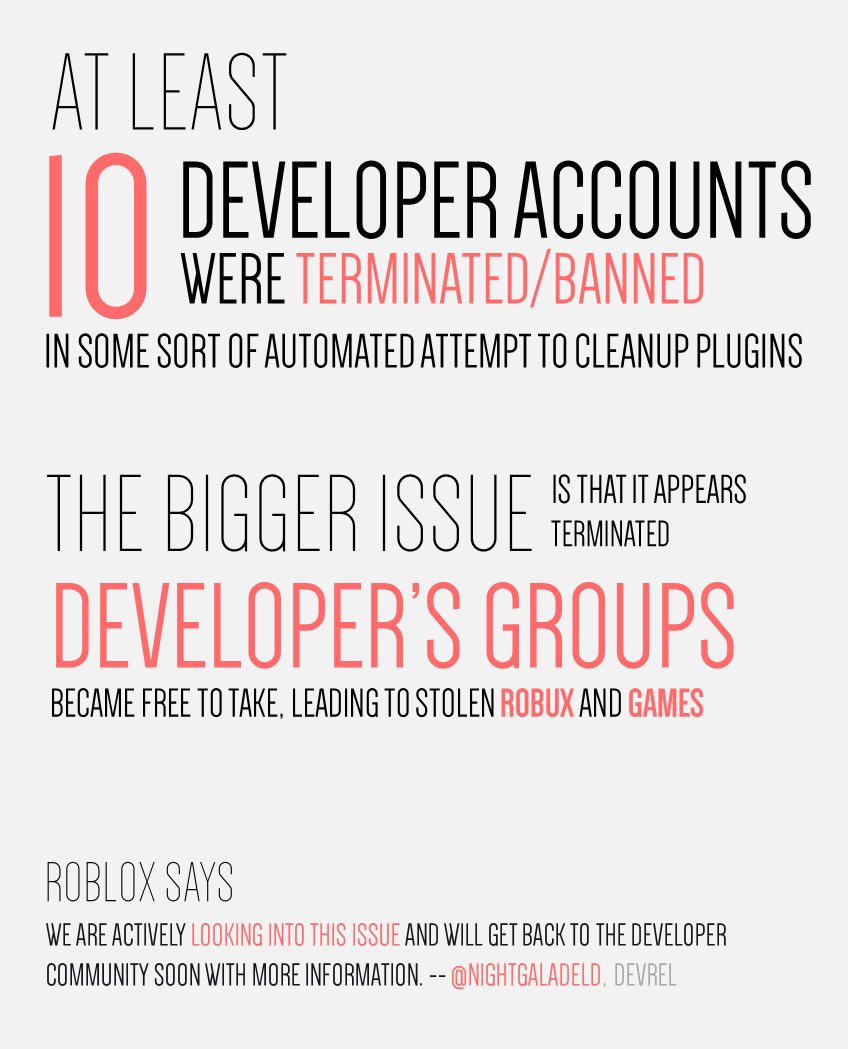 James Onnen Quenty On Twitter Groups Owned By Terminated - roblox get place info