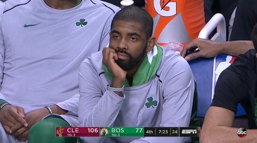 NOTSportsCenter's tweet photo. When someone says “let’s take a trip around the world” and you’re trying to figure out how to go around something that’s flat #CavsCeltics https://t.co/jLpVHXNAQS