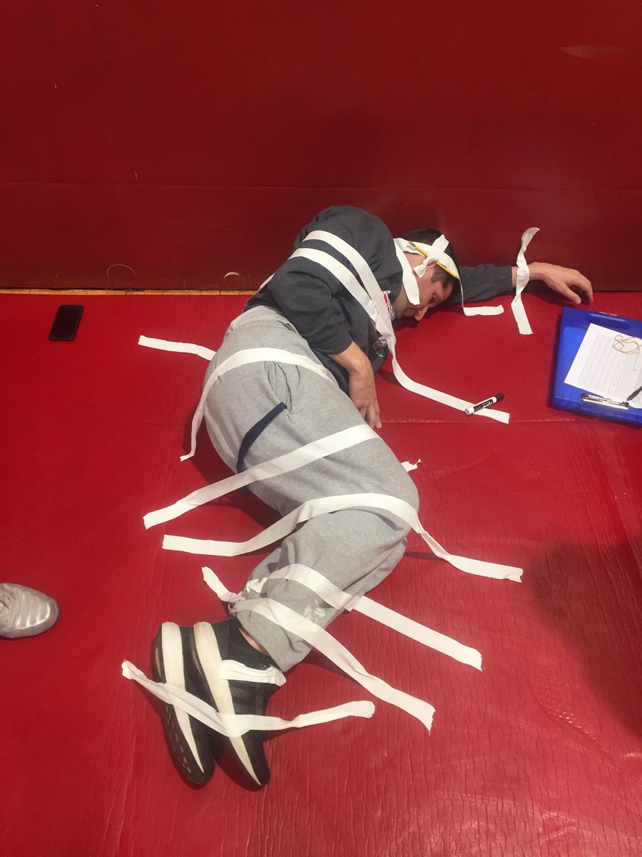 brave_wrestling's tweet image. Sometimes the kids revolt on coach