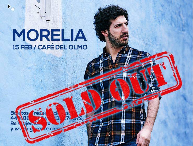 Gyrarte's tweet photo. #SoldOut @Marwanmusica GRACIAS #Morelia nos vemos el 15 de febrero en el @CafedelOlmo https://t.co/ZHjol4KGmq