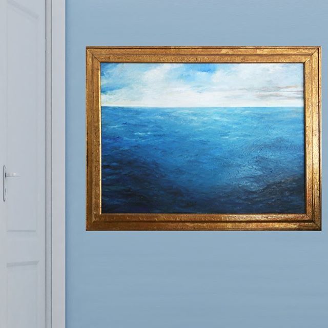 superfluonec's tweet photo. In My best friend ' s house !70x100 cm / oil canvas / One of My fav colour / do you Like it? .
.
.
.
.
.
#goldframed #seascape #landscape #hotelier #gallery_of_all #hotelart #galleriaborghese #saatchicollection #saatchionline #saatchiart #houzz #seahotel… https://t.co/BpZR7ymete https://t.co/5XRDdRPx04