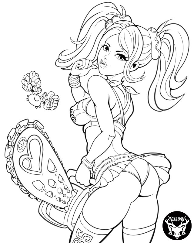 Qenoxis Design on X: Steam Artwork Design - Lollipop Chainsaw by