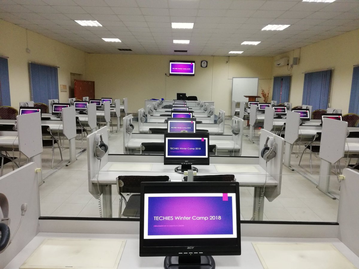 rizwanabbasi's tweet photo. Techies Winter Camp 2018 organized by @comsatsitcenter is about to start https://t.co/qCGnQzXSLP