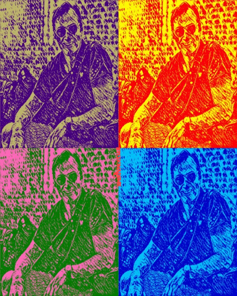 SYCHOGRL26's tweet photo. Happy Monday all how about some #AndyWorhal style David @davemorrissey64 for today's new edit https://t.co/K6YN3bO7O0
