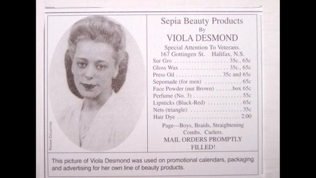 fatekeep's tweet photo. Viola Irene Desmond (July 6, 1914 – February 7, 1965) was a Canadian Black Nova Scotian businesswoman who challenged racial segregation at a film theatre in New Glasgow, Nova Scotia, in 1946. #blackhistorymonth #canadianblackheroes #africancanadian #africanamerican #canada #usa https://t.co/662c3m2mu4