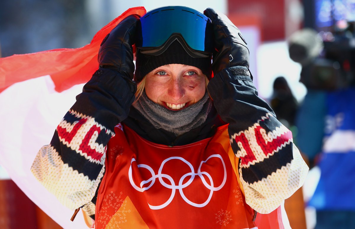 Sweet, sweet silver.🥈

Laurie Blouin becomes #TeamCanada's first Olympic medallist in women's #snowboard slopestyle. 

More on her epic Olympic debut 👉 bit.ly/2nYlsra