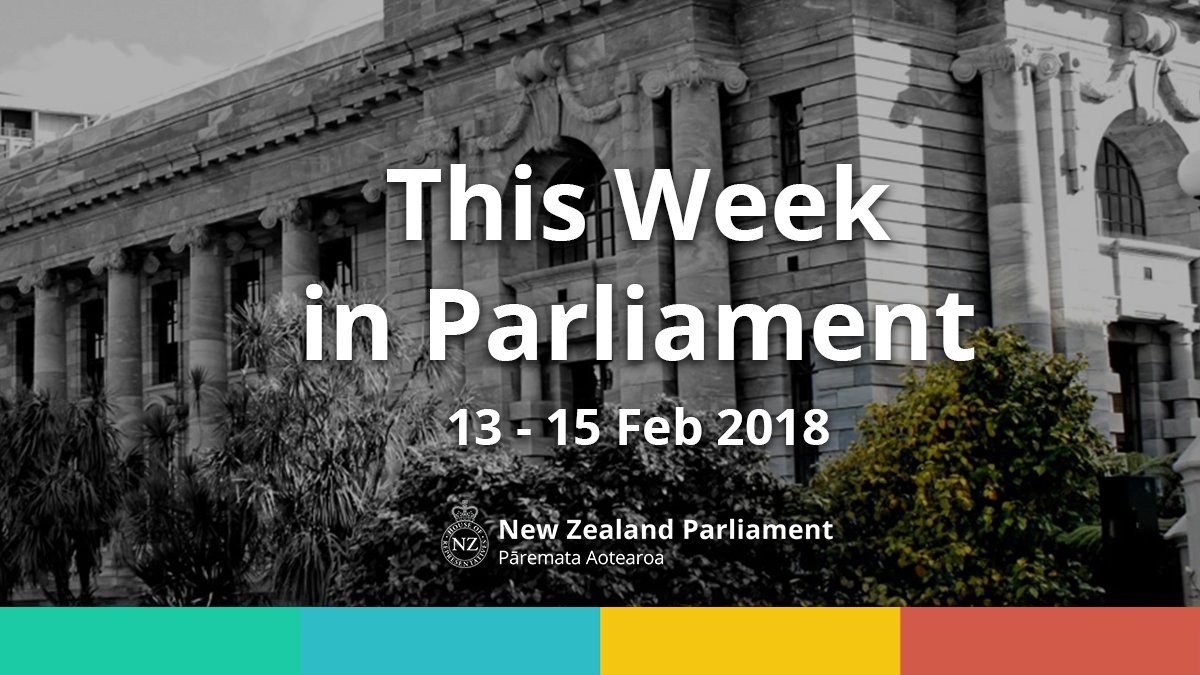 NZParliament's tweet photo. It's the 2nd sitting week of the year! Check out what's in store with our latest edition of THIS WEEK IN PARLIAMENT – including the Child Poverty Reduction Bill, a proposed conservation infringement system, and more: https://t.co/gvS6upbxZB #nzpol #ChildPovertyReduction https://t.co/zNSdZkrZs6