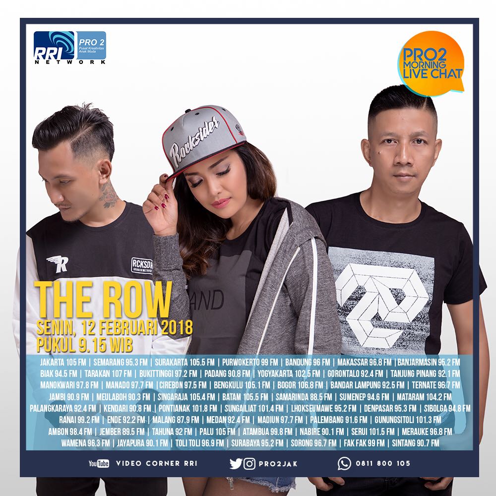 Wah sudah hari Senin aja. Jumpa #MorningLiveChatPro2 lagi dong. Jgn lupa ya guys pkl 10.15 WITA. Guest star <a href="/official_therow/">The Row Official</a> #TheRowDiPRO2FM