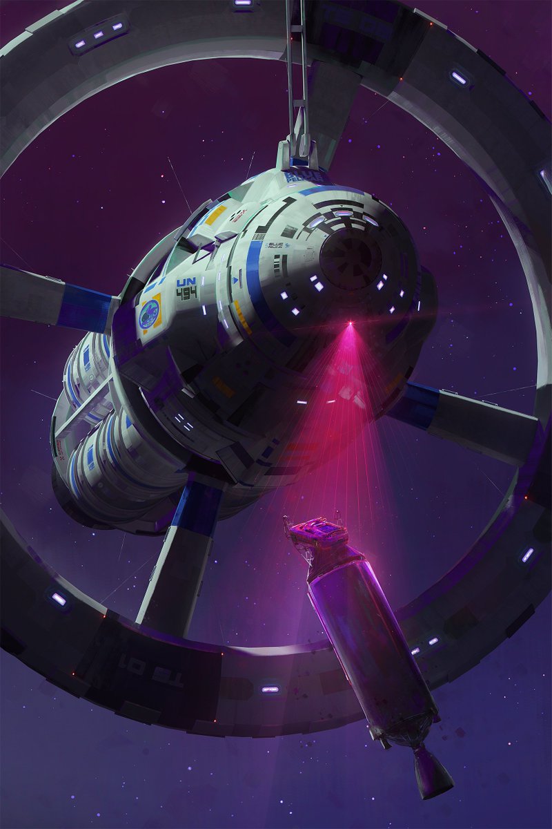 voyager212's tweet image. &quot;Sir, our scans indicate it&apos;s a...ehmm, a car?&quot; @spacex and @elonmusk launched Tesla into space. What a time to be alive, imagine what can happen years into the future. Here&apos;s my little tribute to that succesful #FalconHeavyLaunch. #scifi #art #space #spacex #tesla #illustration