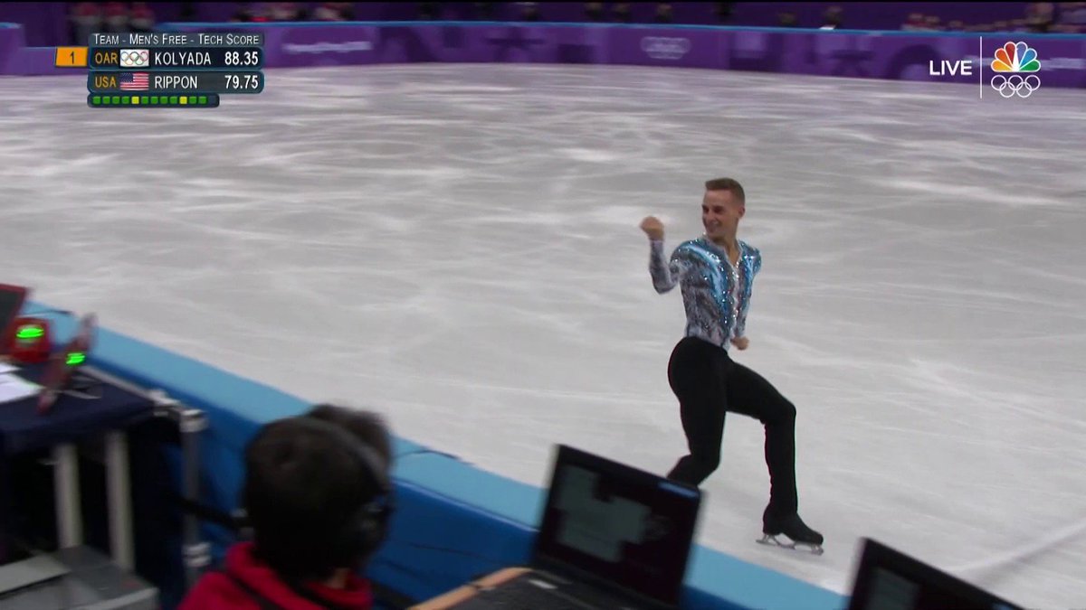 When you know you just crushed it at the #WinterOlympics.