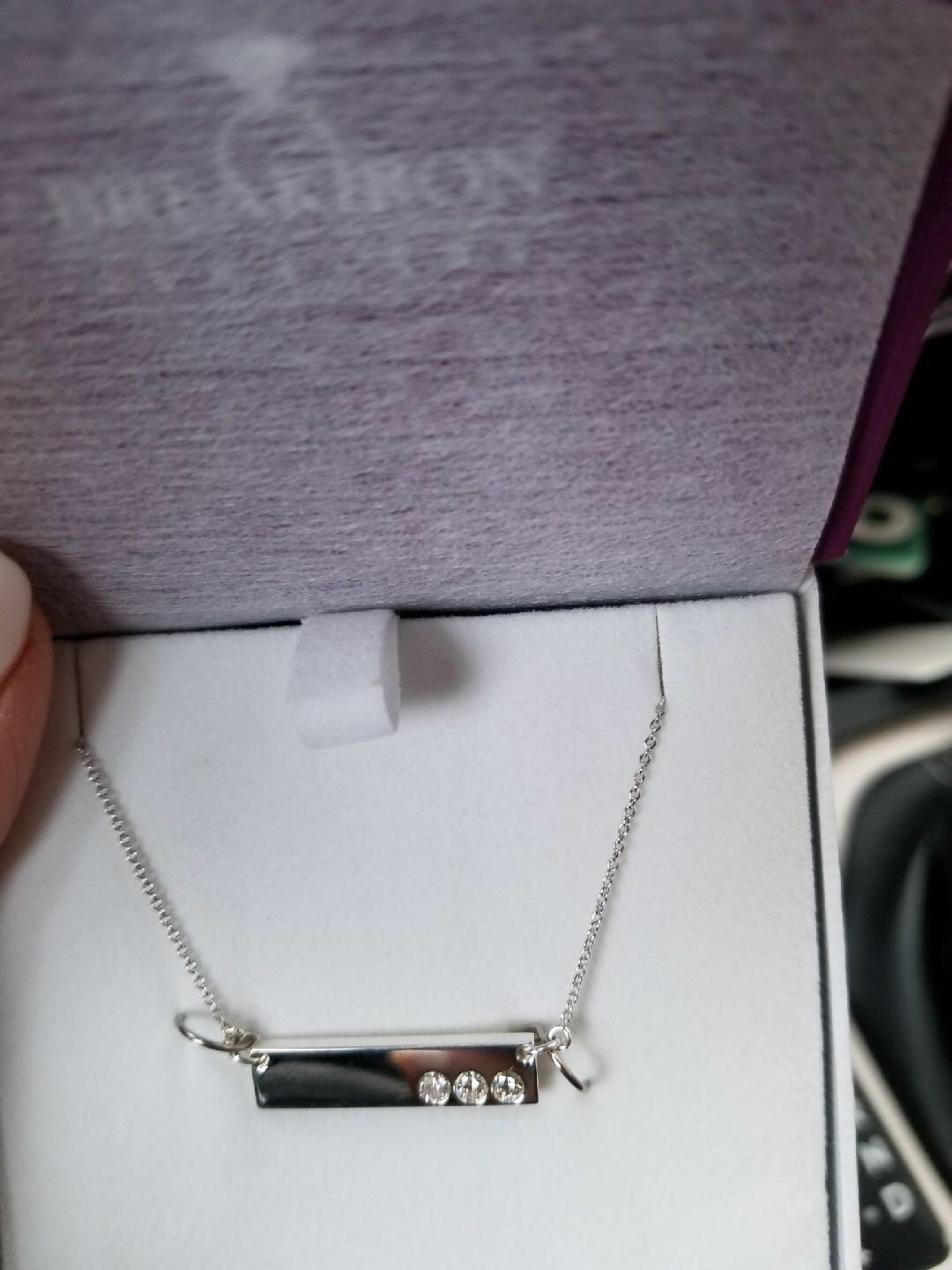 Turning engagement shop ring into necklace