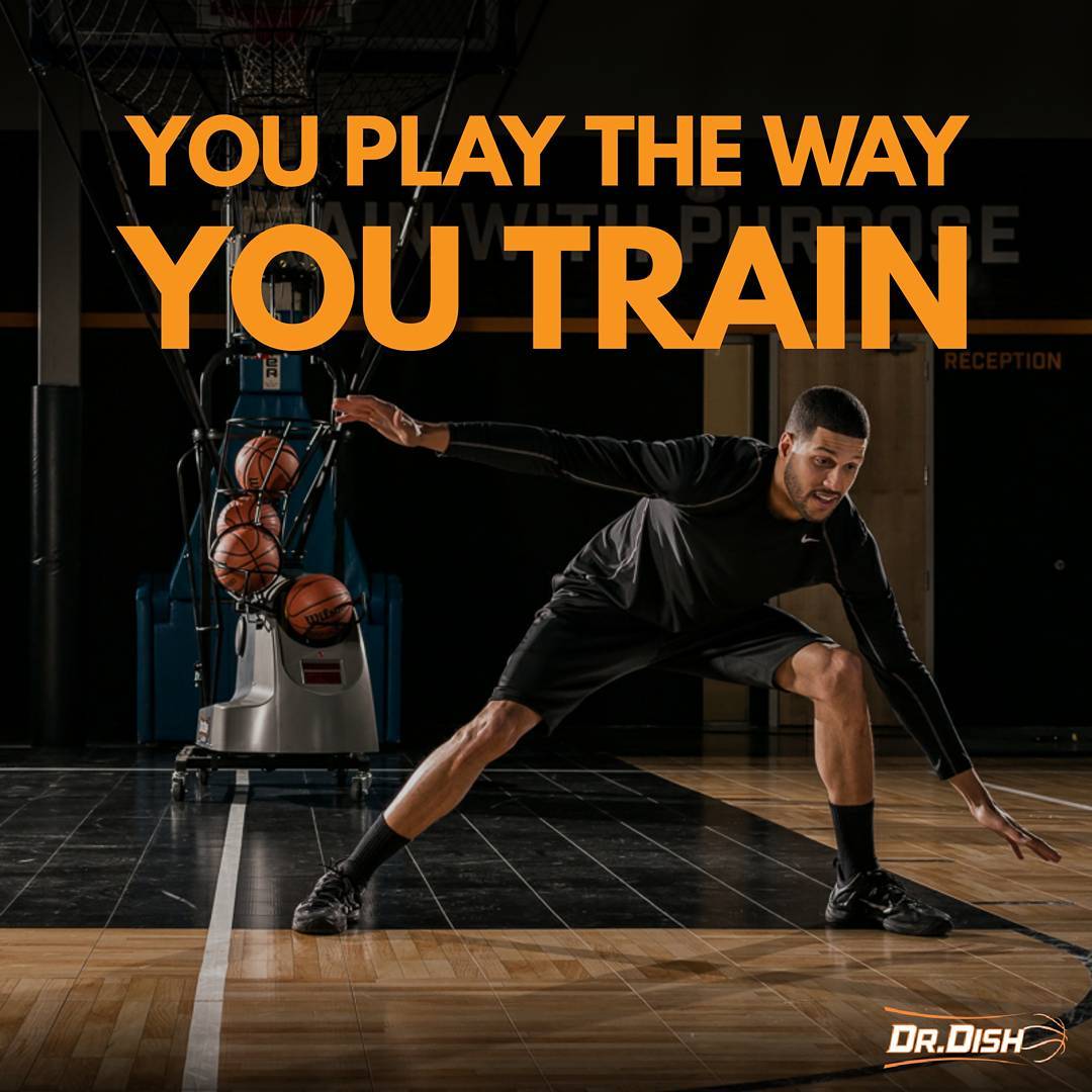 drdishbball's tweet photo. You can't just flip a switch and expect to play harder and better than you train 🏀 https://t.co/Vrv9KInbek