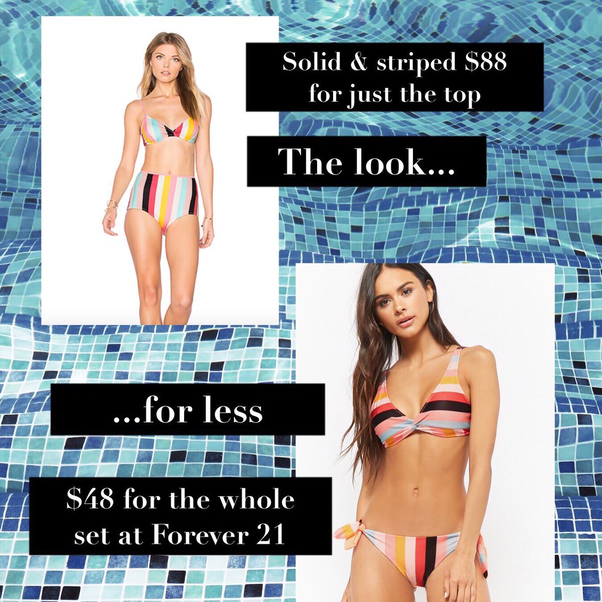 Love this #lookforless ✨ such a cute suit! instagram.com/abbysbudgetbuy…