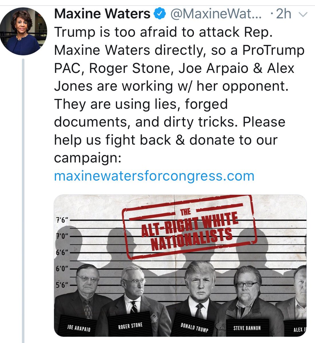 w_terrence's tweet image. Mad Maxine Waters is working hard to get this letter removed from twitter. She is mad it got over 10k Retweets so let’s help her out by giving this 100k retweets 😂 if it’s fake why are you stressing it?