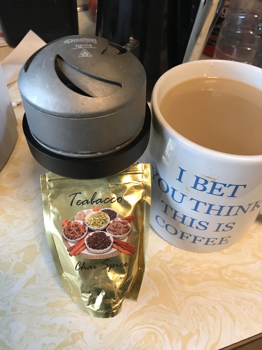 hookahorg's tweet photo. This is how I start my day. With some @heavenleafsmoke chai spice in my @oxidehookah obowl the @oduman_hookah ignis and some coffee
#hookahorg #shisha #hookah #hookahlife #hookahenthusiast #hookahaddict #hookahfanatic #hookahdose https://t.co/VwhPEAz9qm