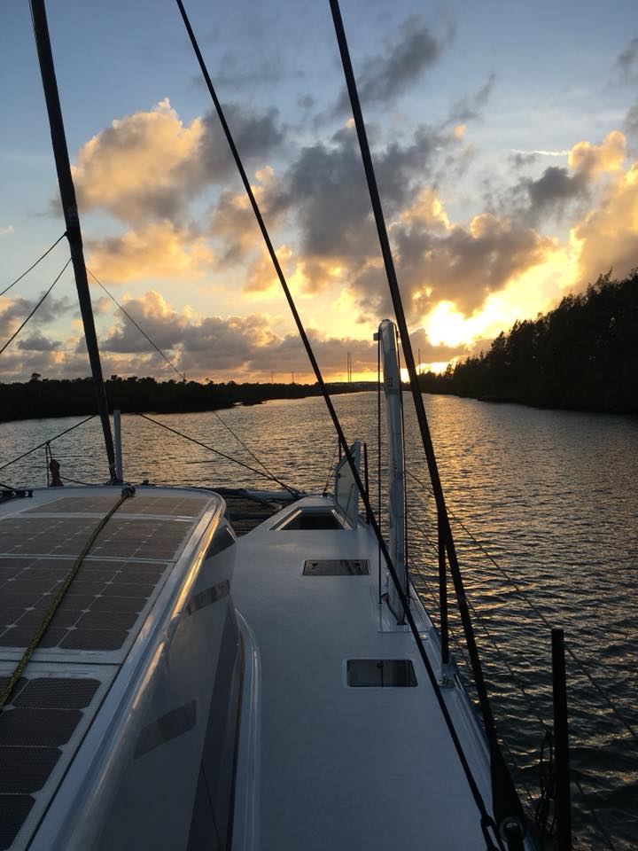 HudsonYacht's tweet photo. The owner of HH55-02 Hai Feng took delivery of his new boat this month and has been onboard with the HH Catamarans commissioning team, and Gino Morrelli getting everything ready ahead of the Miami International Boat Show this week. #HH55 https://t.co/8rqu3HGbMg