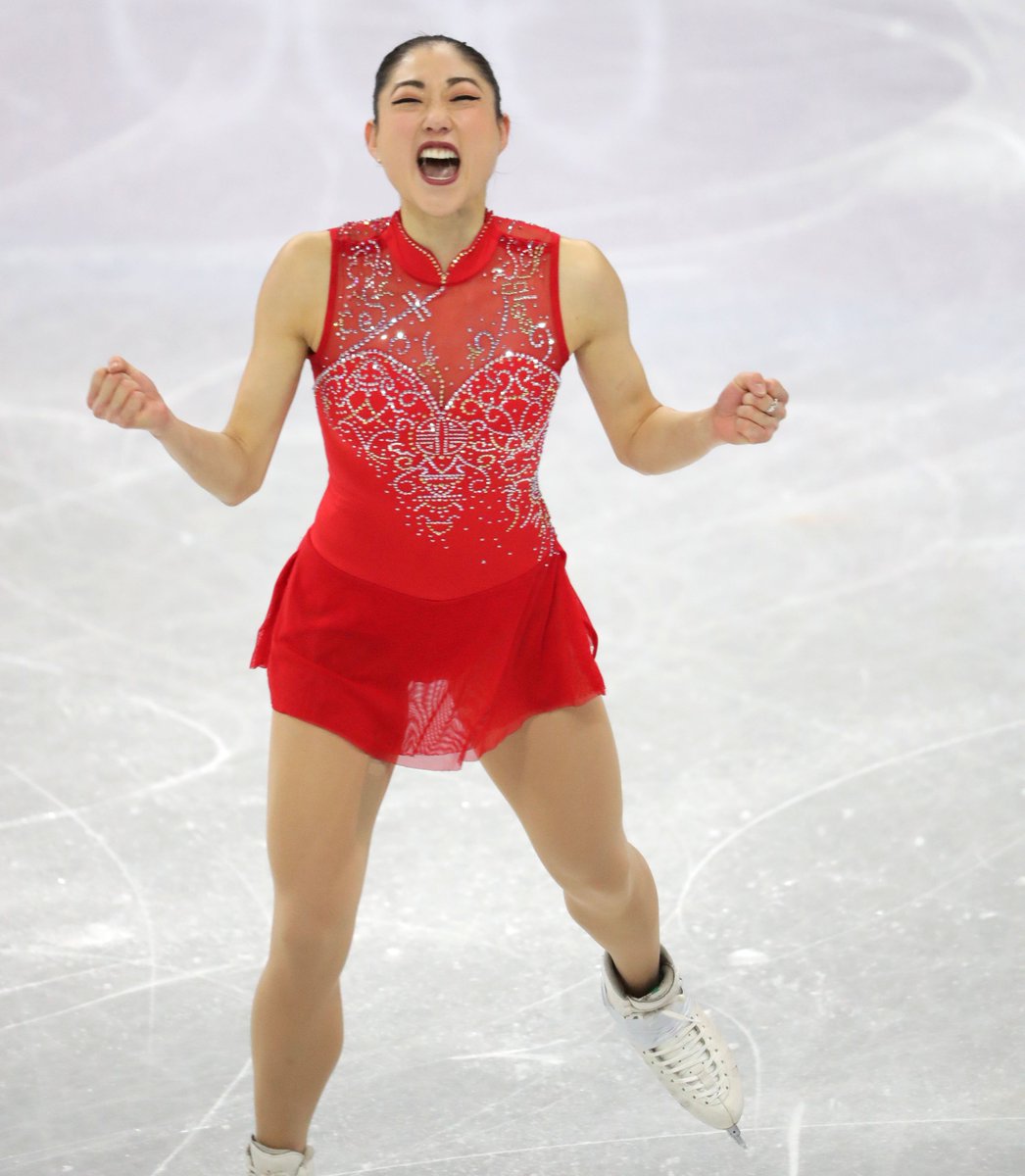 Mirai Nagasu completed the first triple axel by a US woman at the #Olympics...