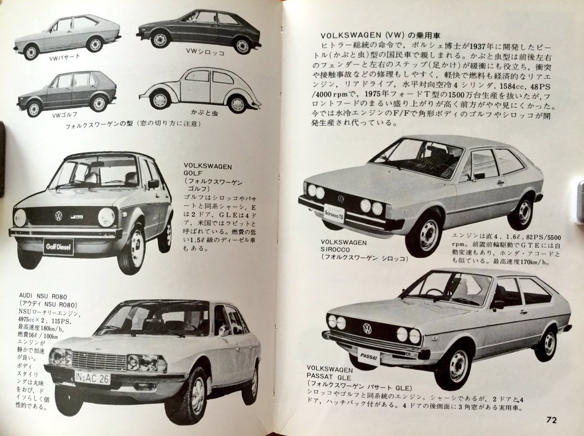 雑貨奥様 Twitter પર 昭和52年 カラーブックス シリーズ 自動車iii より 西ドイツ車の紹介 ビートルの説明が時代の重みを感じます 小学生の時 ワーゲン ビートル を100台数えたら幸せになる みたいな遊びがあったなぁ 昭和レトロ カラー