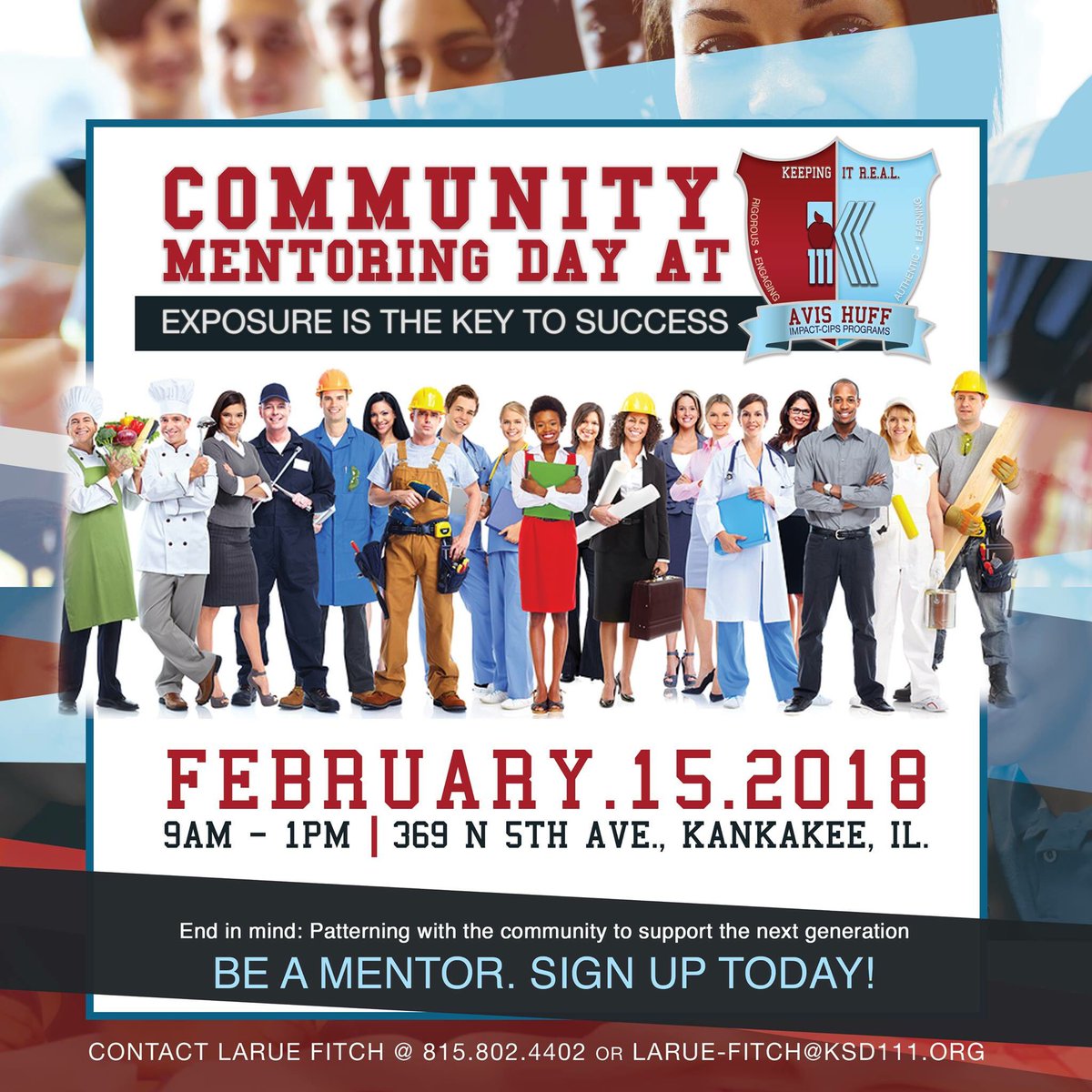 Another opportunity for mentoring in Kankakee School District 111 #KSD111