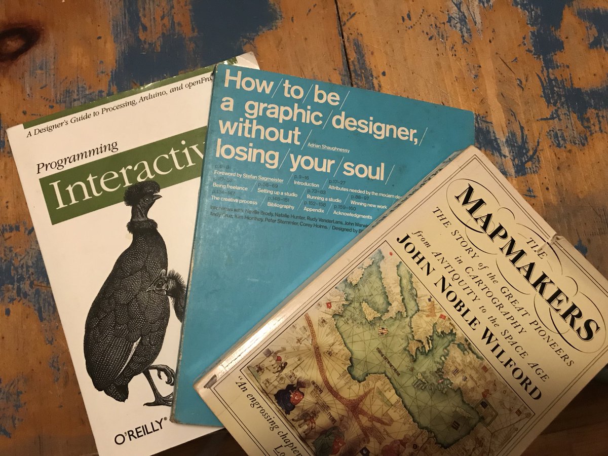 ndouglass7's tweet image. Books that sum up my brain lately #Cartography #mapsmapsmaps