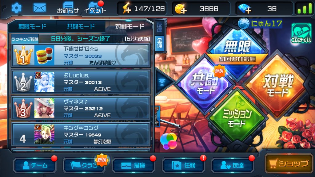 seinto123's tweet photo. 初対戦ランキング1位ゲット
手伝う関係の声が多くかかり、恵まれていました。ありがとうございました！ヤスライダーさんも
料理人ルシウスさん1位の初体験させてくれてありがとう！お店の食べログ評価上げておきます！3.9くらいに https://t.co/AWMvd6QPml