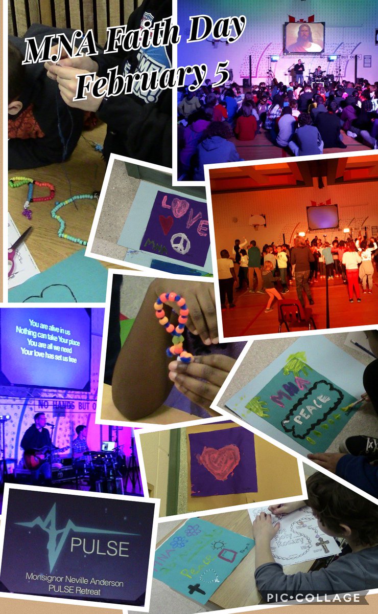 Thank you @BeThePulse_ for a great day on February 5. Thank you to all staff and students for a very successful MNA Faith Day!  #FaithDay #CatholicEducation #PulseRetreat @CCSD_edu