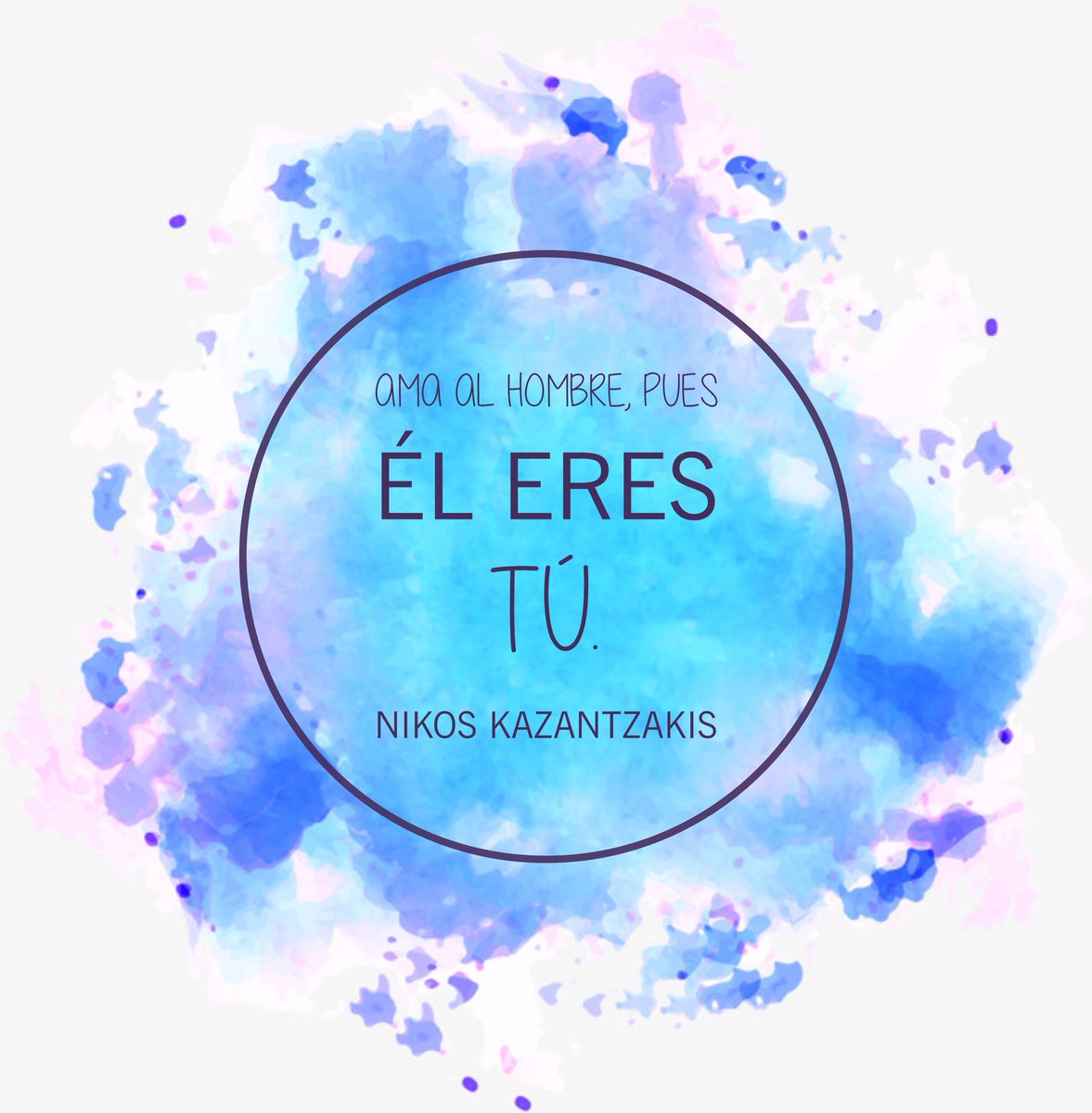BHumansAgain's tweet photo. Ama al hombre, pues él eres tú.
Nikos Kazantzakis
#humansagain #BHBA https://t.co/YgPj9L4cfu