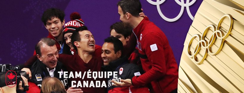 TeamCanada's tweet photo. Olympic champions! #TeamCanada's #figureskating team wins gold!

Read more 👉 https://t.co/qdyYjmgPfr

#PyeongChang2018  | @SkateCanada https://t.co/TFnii2Tgep