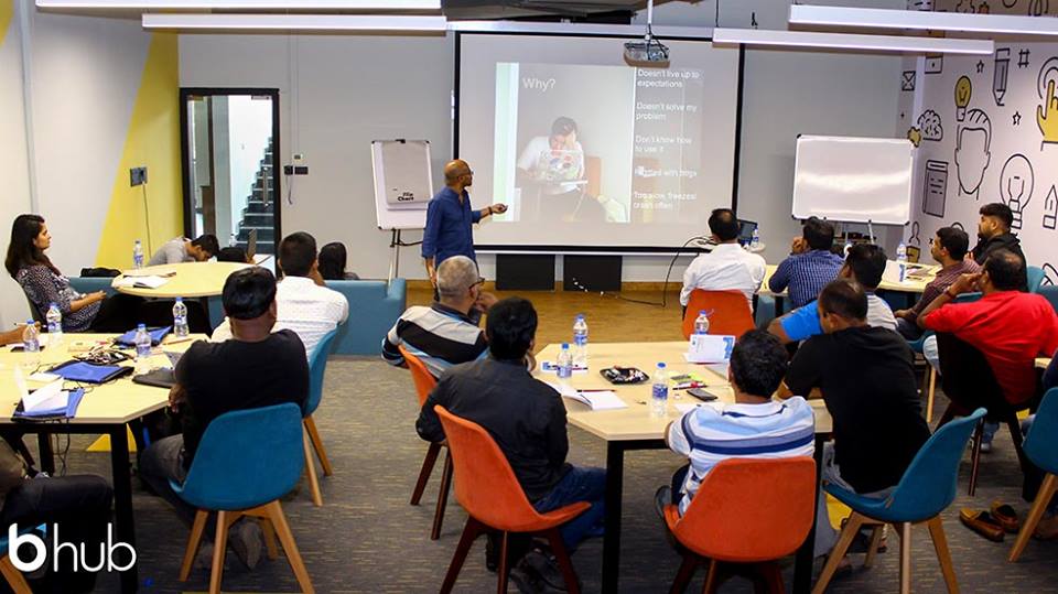PMIKerala's tweet photo. An interesting &amp;  insightful workshop on "Rapid Design Thinking", taken by Mr.Sinoj Mullangath, as part of the PMI, Kerala Chapter's Professional Development Event conducted at B'hub, Trivandrum on the 10th Of FEB, 2018.

#pmikerala #pmnc18 #waves2017 #pde https://t.co/dxD10cBxyn
