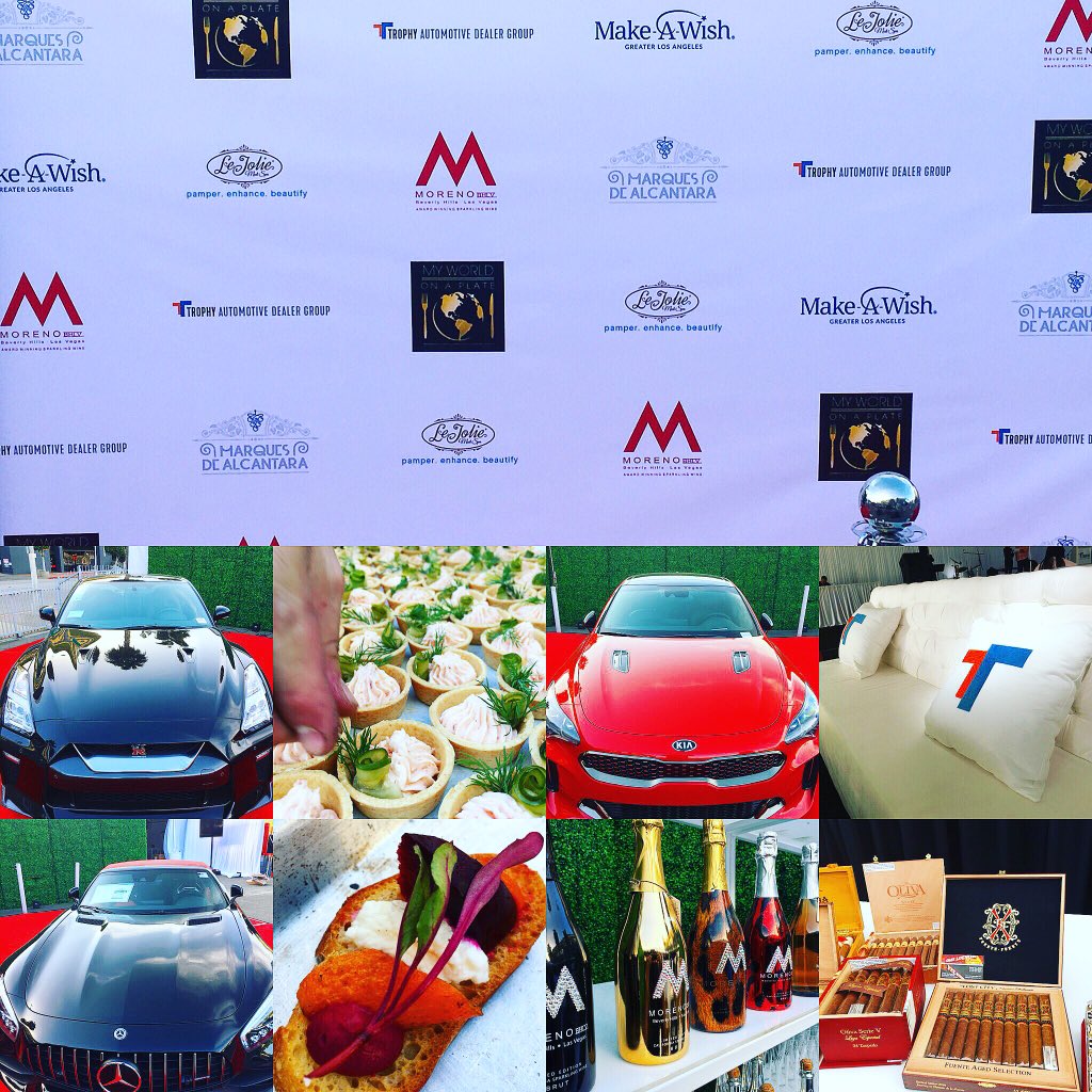 chefkevenlee's tweet photo. Rockin’ event tonight with @MyWorldonaPlate #metrophy #luxurycars #cheven #chefkevenlee #myworldonaplate https://t.co/jfdxcEtRSg