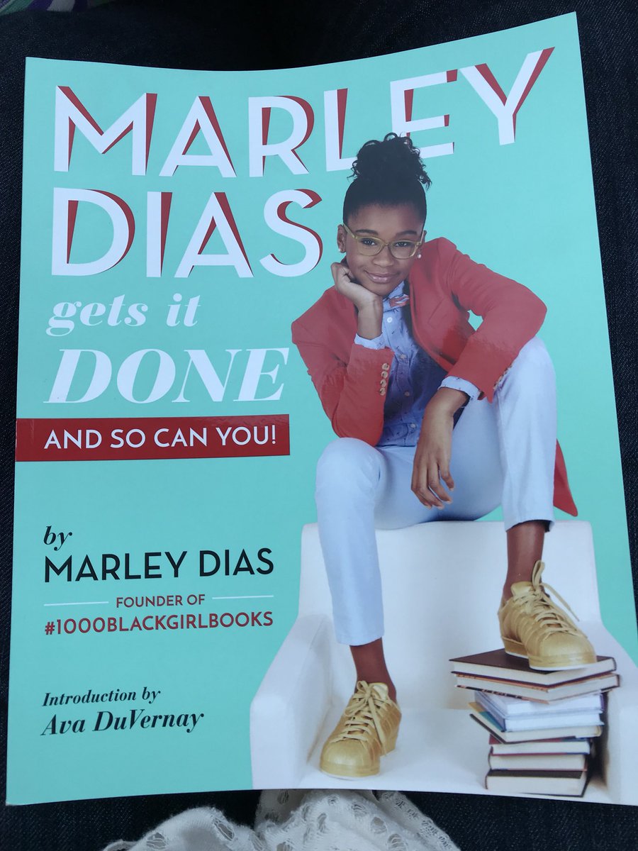 What an absolutely incredible young activist! @iammarleydias blew me away with this book, which is basically a primer for how to be the change you want to see in the world. If you know a young person, put this book in his or her hands. #youngactivists #marleydiasgetsitdone