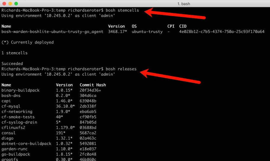 Richard Seroter (@rseroter) on Twitter photo Psst. You. Yes, you. We just quietly opened up a repo for a new project that lets you easily run <a href="/cloudfoundry/">Cloud Foundry</a> on your desktop. WITH a fully-functional BOSH Director included. It's early days, but pretty neat tech ... github.com/pivotal-cf/cfd… Psst. You. Yes, you. We just quietly opened up a repo for a new project that lets you easily run <a href="/cloudfoundry/">Cloud Foundry</a> on your desktop. WITH a fully-functional BOSH Director included. It's early days, but pretty neat tech ... github.com/pivotal-cf/cfd…