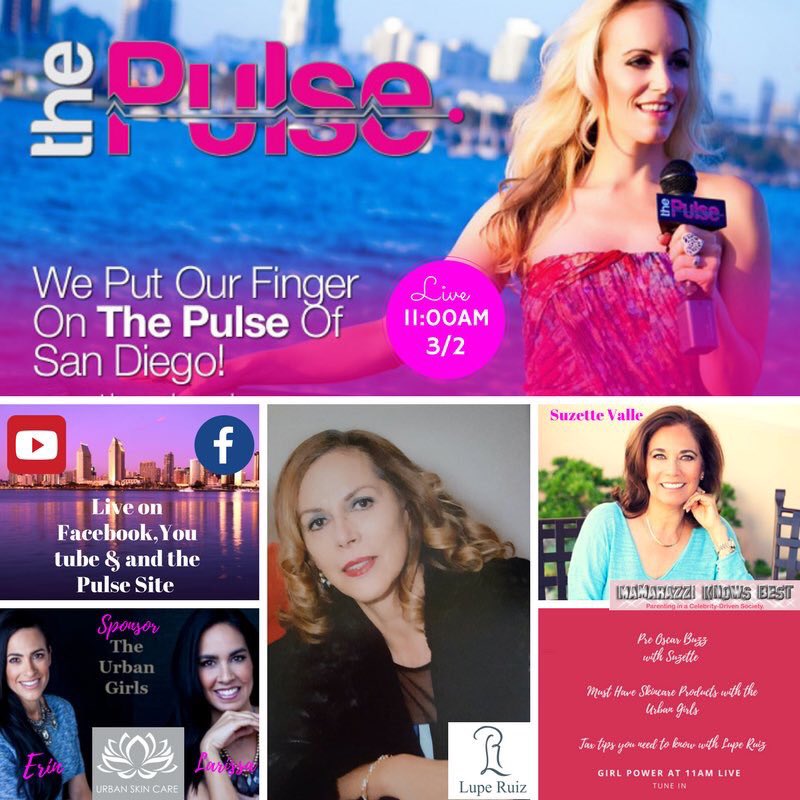 SuzetteValle's tweet photo. Join us on @thepulsesd this Friday, March 2nd, at 11AM to talk #Oscars and predictions. The show will be live at https://t.co/uPvIX27Lj8 online where you can join the conversation, too! #Oscars2018 #LivewithCindy #SanDiego https://t.co/Xx2F7mmHGJ