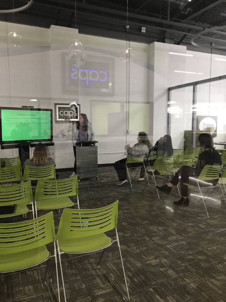 caps_washington's tweet photo. Teaching Careers students practicing for tonight. We are eager to present our work at Ed Night and look forward to welcoming family, friends, Educators, and future teachers at 6:00! #Ednight #FRCCTeachingcareers https://t.co/cQsFbHmaDE