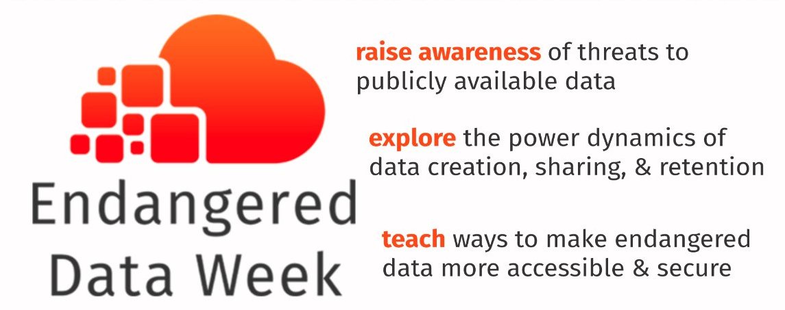 UCSUSA's tweet image. Today kicks off #EndangeredData Week. Public data access is crucial to the advancement of science and public health policies. Find a local, public data event near you: endangereddataweek.org