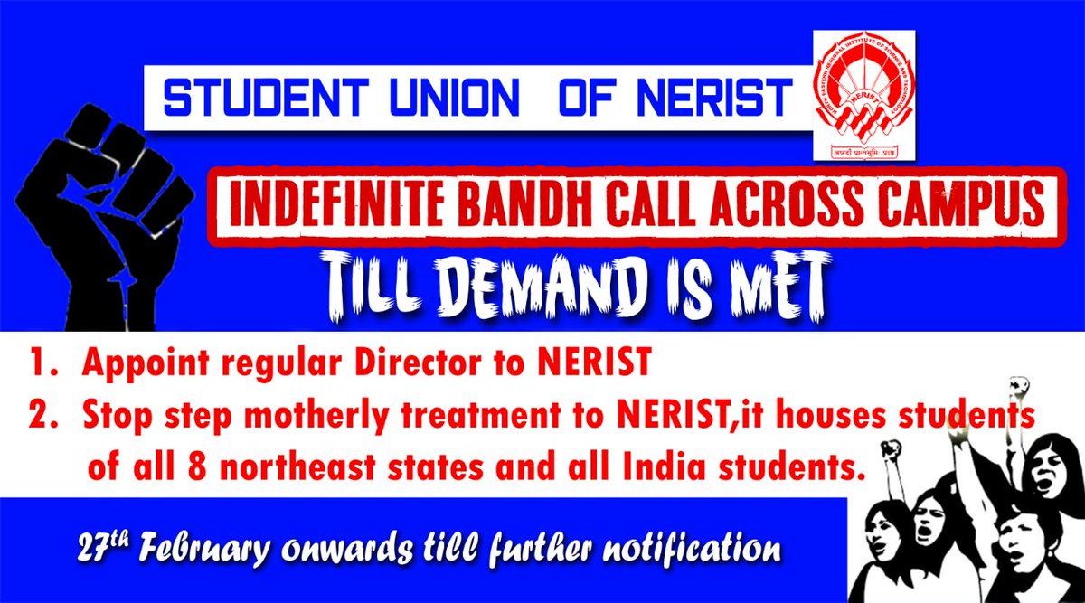 samuel_wangno's tweet photo. #SaveNERIST@arunachalPradesh
@PMOIndia @PrakashJavdekar @KirenRijiju https://t.co/OLquFlshpe