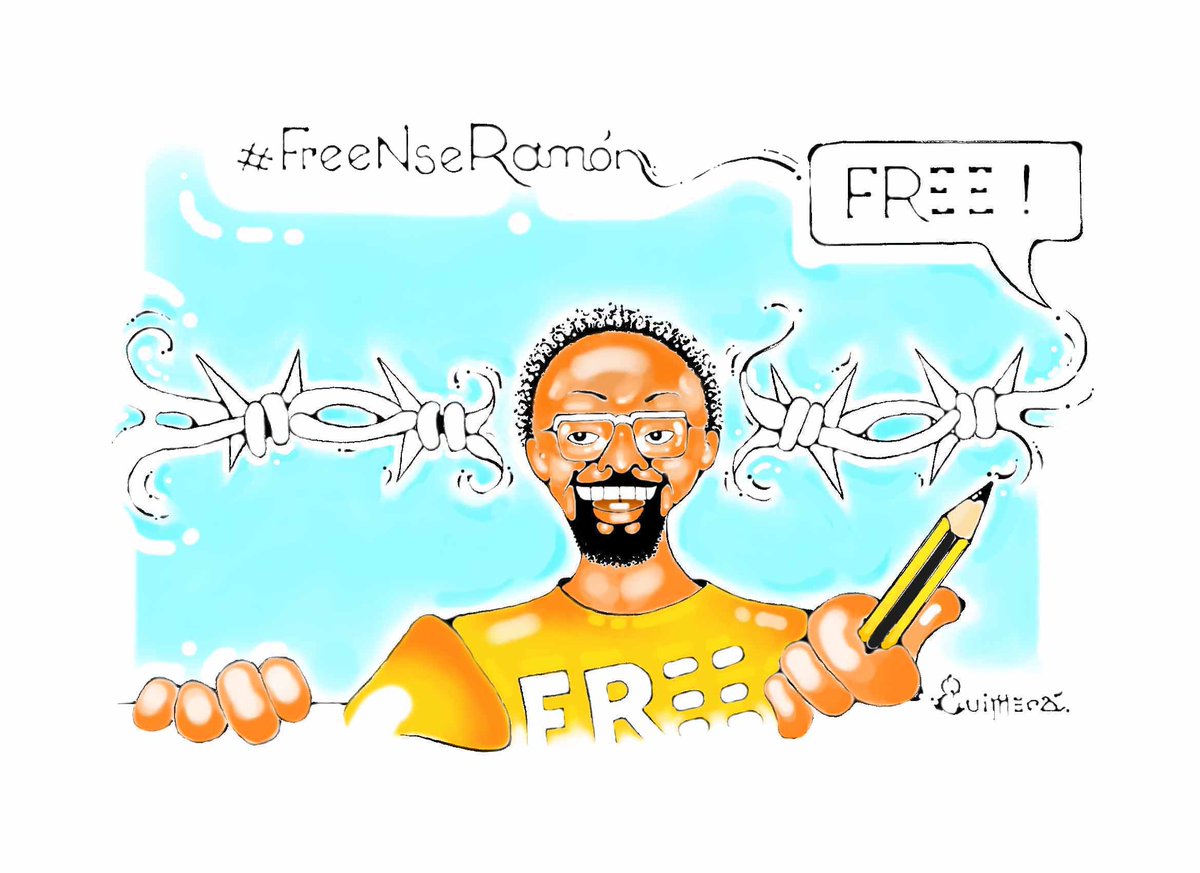 #LibertadHumoristaEsono #EsonoLibre #FreeNseRamon #LibertadParaRamon #LibertadDeExpresion #ArteNoEsUnCrimen #ArtIsnotacrime #GuineaEcuatorial  #EcuatorialGuinea