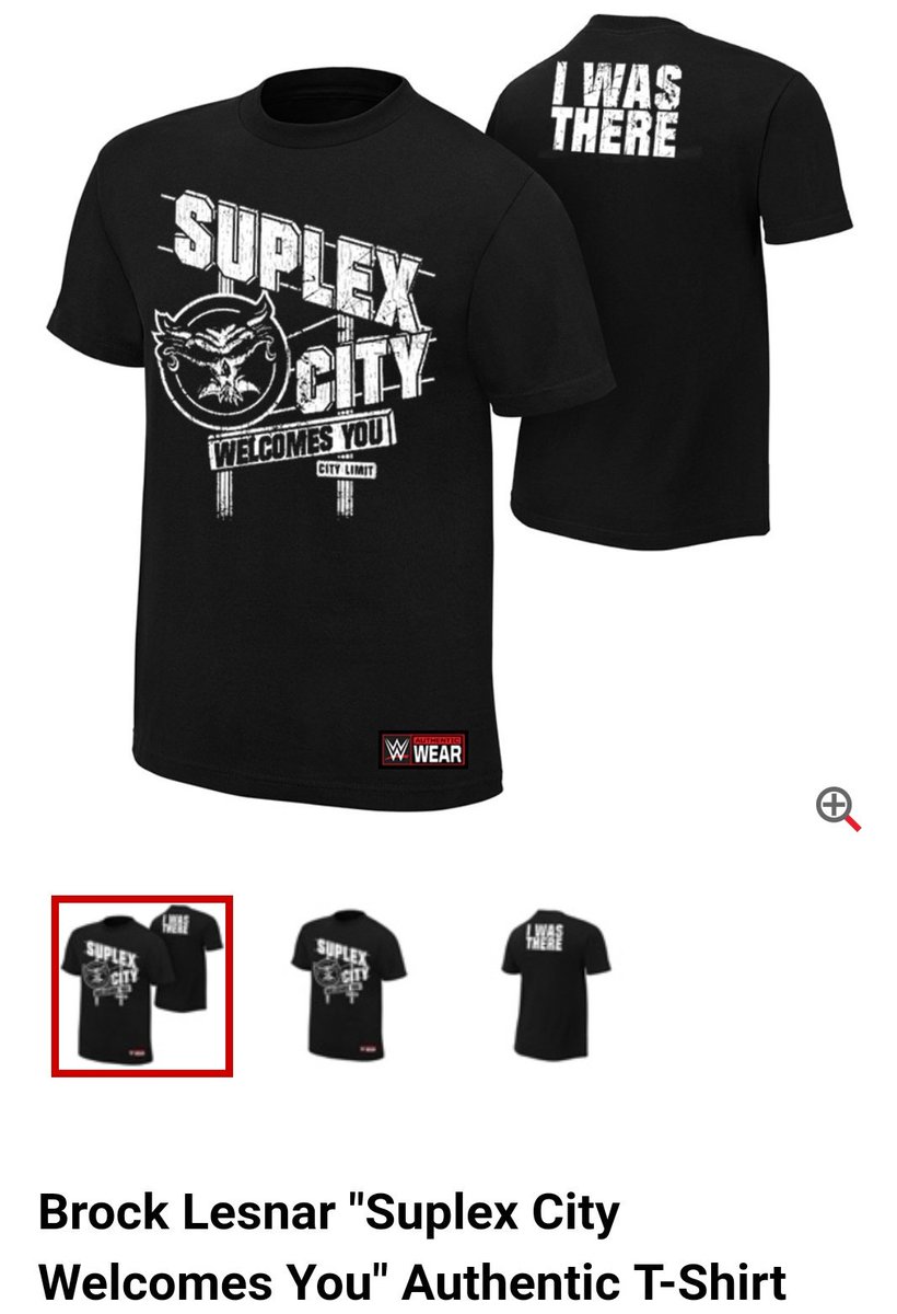 Official WWE Authentic Brock Lesnar "Suplex City Welcomes You"  T-Shirt Black 