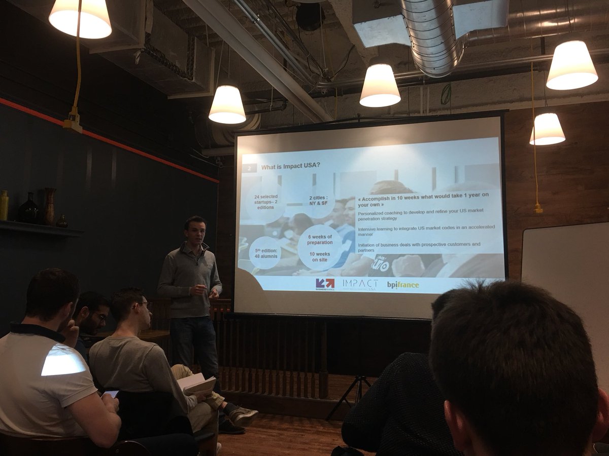 Day 1 : first meeting if the week with <a href="/businessfrance/">Business France</a> @xaviermenchez <a href="/Remythellier/">Remy Thellier</a> ! #UPSaclayChallenge