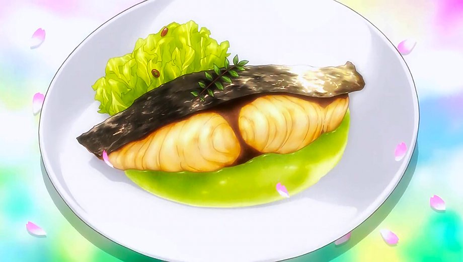 — Pepper Mackerel with a Purée Garnish Made by Isshiki Satoshi